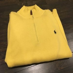 Men’s Polo Half-zip Sweater